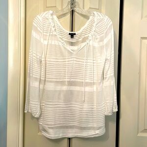 Ann Taylor | White swim suit cover up
